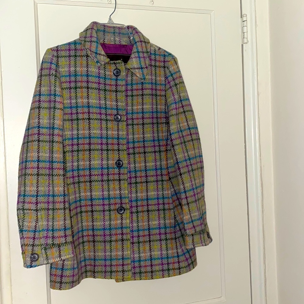 NWOT Coach multicolored wool jacket size:S